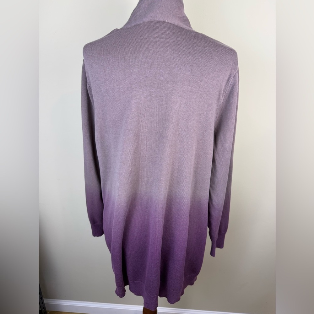 Belle by Kim Gravel ombré cardigan size 1x preowned - Picture 2 of 7